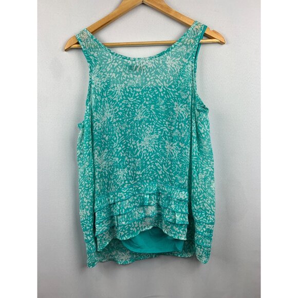 Old Navy Womens Turquoise Sleeveless Tank Top M - Picture 7 of 7